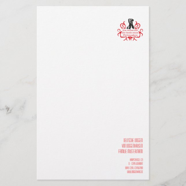 Duits: Dogge (Voorkant)