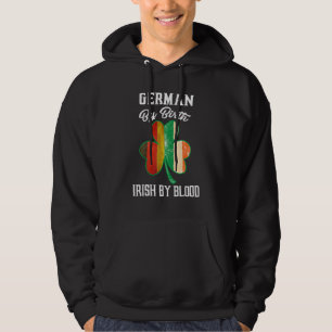 Duits door geboorte Iers door bloed gelukkig St Pa Hoodie