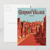 Duits dorp USA Briefkaart (Voorkant / Achterkant)