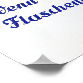 Duits Dortmunder RITTER BIER Retro Beer Advert Poster (Hoek)