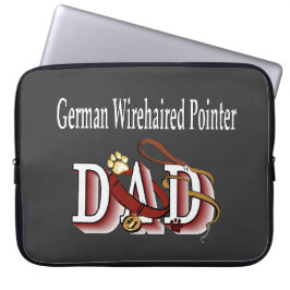 Duits Draadhaar Pointer Vader Laptop Sleeve