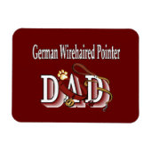 Duits Draadhaar Pointer Vader Magneet (Horizontaal)