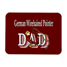 Duits Draadhaar Pointer Vader Magneet