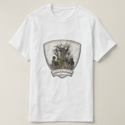 Duits Draadhaar T-shirt (Design voorkant)
