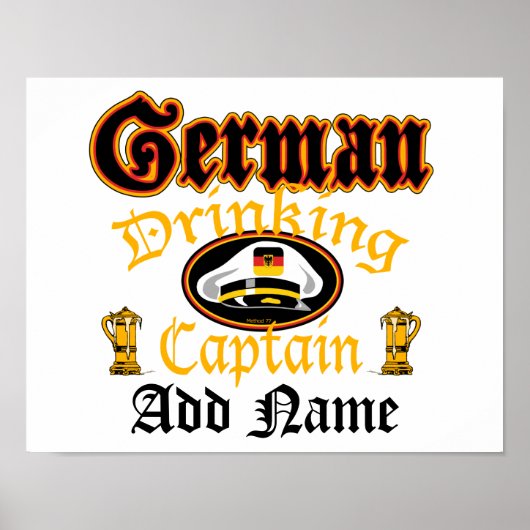 Duits Drink Poster Cptn (Voorkant)