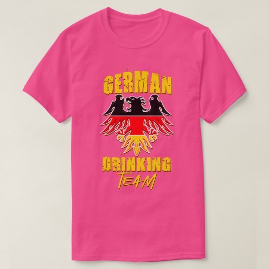 Duits Drink team Beer Germany Hop Craftbeer T-shirt (Design voorkant)