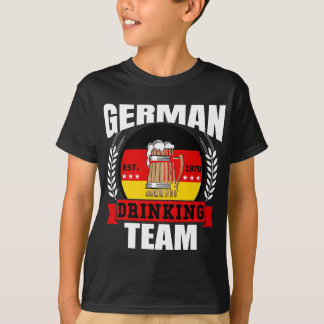 Duits Drink team Duitsland vlag Funny Oktoberfes T-shirt