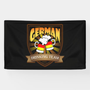 Duits Drink team Duitsland vlag Oktoberfest Spandoek