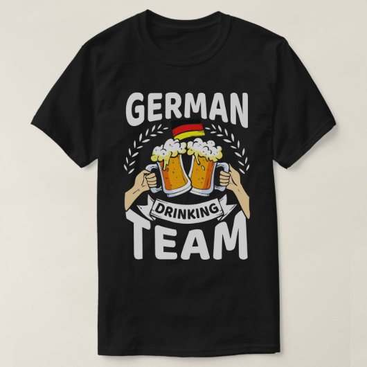 Duits drink team t-shirt (Design voorkant)
