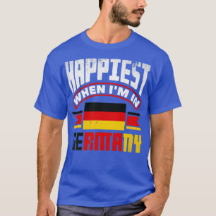 Duits - duitse vlag het gelukkigst wanneer ik meer t-shirt