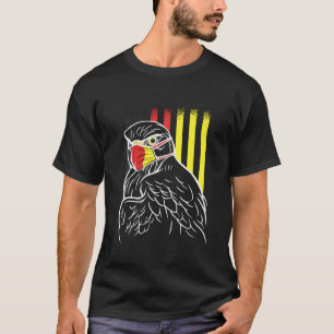 Duits Eagle Bird Duitsland Face Mask Ger Land T-shirt