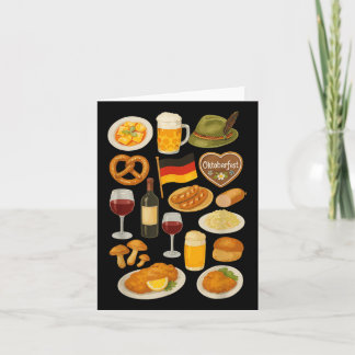 Duits Eten en Bier Festival Kaart
