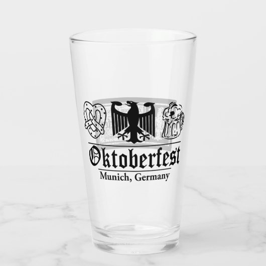 Duits feest - Oktoberfest Glas (Achterkant)