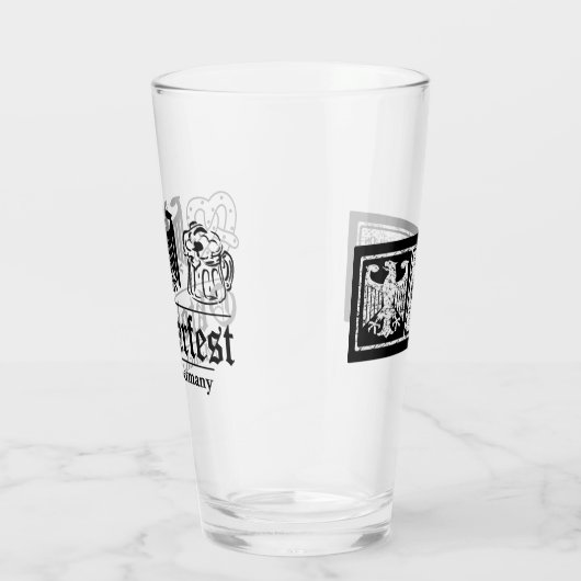 Duits feest - Oktoberfest Glas (Rechts)