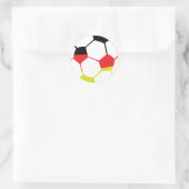 Duits football icoon ronde sticker (Tas)