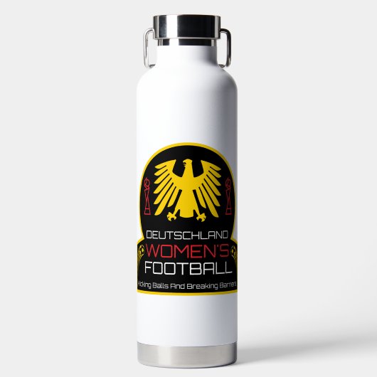 Duits Football voor vrouwen Waterfles (Voorkant)
