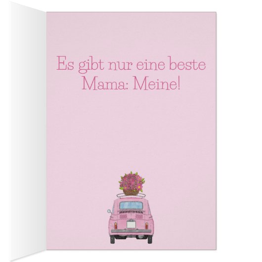Duits Happy Mother's Day! (Binnen (Rechts))