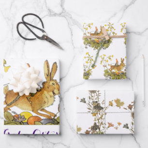 Duits Happy Pasen Inpakpapier Vel