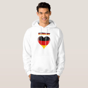 Duits hart hoodie