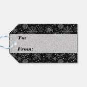 Duits Herder Holiday Gift Label Cadeaulabel (Achterkant Horizontaal)