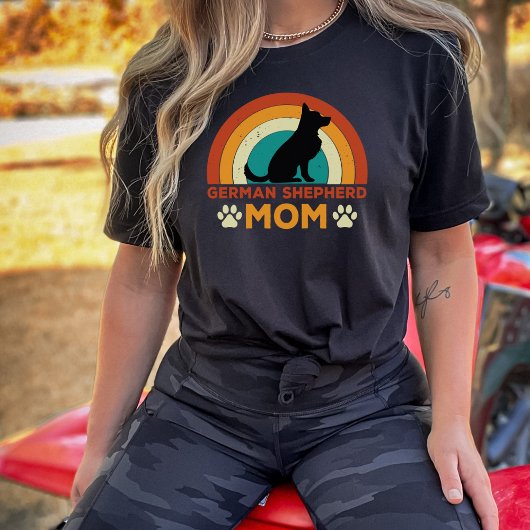  Duits Herder Hond Moeder Zonsondergang T-shirt