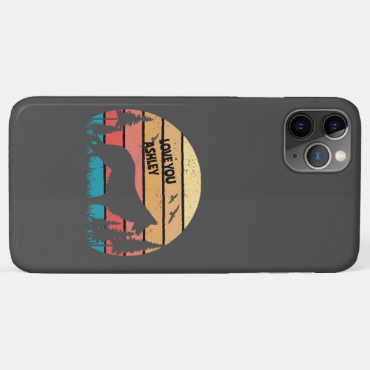  Duits Herder Retro Sun Cool Hondenliefhebber Case-Mate iPhone Case (Achterkant (horizontaal))