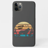 Duits Herder Retro Sun Cool Hondenliefhebber Case-Mate iPhone Case (Achterkant)