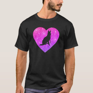 Duits herdershart voor meisjes Tiener en vrouwen T-shirt