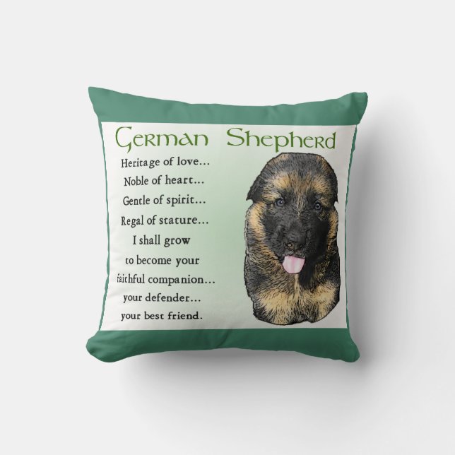 Duits herfsterfgoed van liefdescadeautjes kussen (Voorkant)
