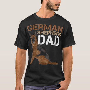 Duits Hondenliefhebber Shepherd Dad Eigenaar Shepa T-shirt