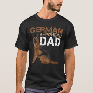 Duits Hondenliefhebber Shepherd, eigenaar van pap  T-shirt