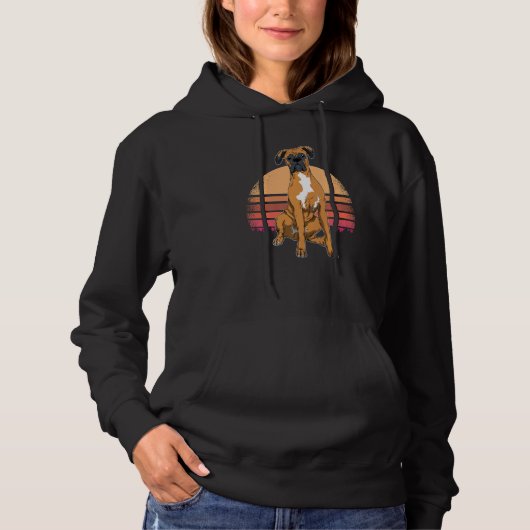 Duits Hondenras Boxer 15 Hoodie (Voorkant)