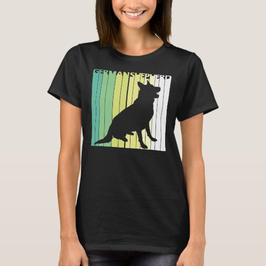 Duits Hondenras Shepherd T-shirt (Voorkant)