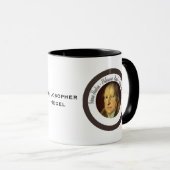 Duits Idealist Philosopher Georg Hegel Mok (Voorkant rechts)