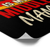 Duits is mijn tweede naam Funny Germany Flag Herit Poster (Hoek)