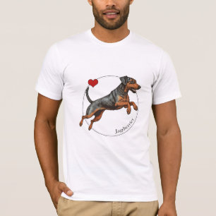Duits Jagdterrier Hunter's Portret T-shirt