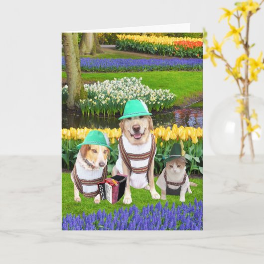 Duits Kaart (Gele Bloem)