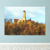 Duits kasteel - Bamberg Altenburg Canvas Afdruk (Insitu (Houten vloer))
