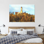 Duits kasteel - Bamberg Altenburg Canvas Afdruk (Insitu (Slaapkamer))