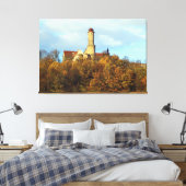 Duits kasteel - Bamberg Altenburg Canvas Afdruk (Insitu (Slaapkamer))