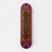 Duits Kathedraal Glas in lood Windows Graphic Persoonlijk Skateboard (Voorkant)
