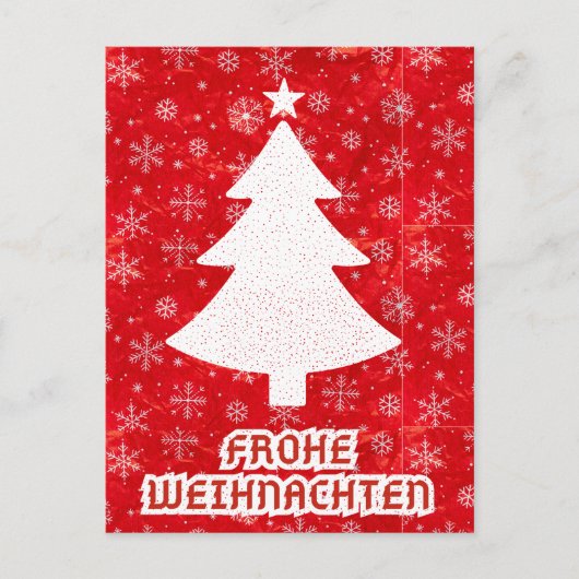 DUITS KERST BRIEFKAART (Voorkant)