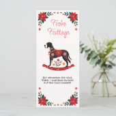 Duits: Kerst Groetkaart Duitse Dog (Staand voorkant)