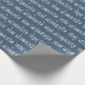 Duits kerst met vrolijkheid op sneeuwvlokken cadeaupapier (Hoek)