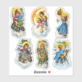  Duits Kerst Sticker (Vel)