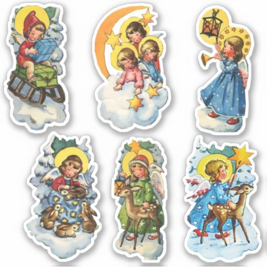  Duits Kerst Sticker (Voorkant)