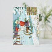  Duits kerstBriefkaart Kaart (Staand voorkant)