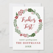 Duits Kerstfeest, op maat Feestdagenkaart (Voorkant)