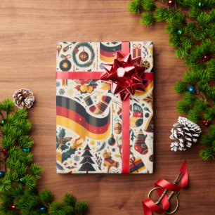 Duits kerstpapier cadeaupapier
