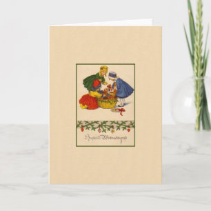Duits kerstWenskaart Feestdagen Kaart
